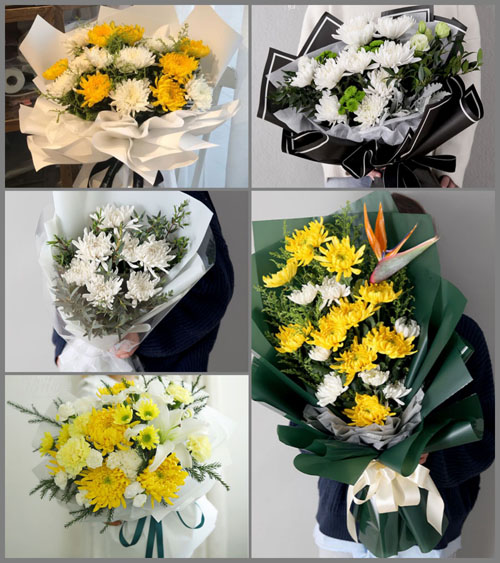 辽宁锦州凌海市石山镇白事花束代送